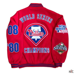 2008 Philadelphia Phillies Inspired World Series Champions Jacket