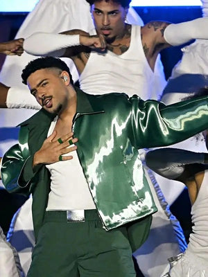 Pedro Sampaio Halftime Show 2026 Green Jacket