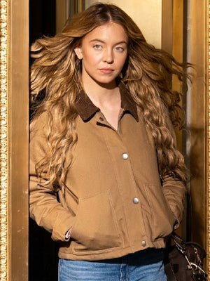 Sydney Sweeney The Housemaid's Secret Brown Jacket - view 2