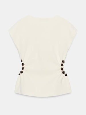 The Young And The Restless Ashley Campbell Beaded Cutout Top - view 2