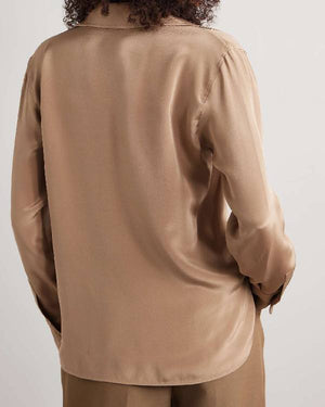 Alls Fair Naomi Watts Beige Collared Blouse