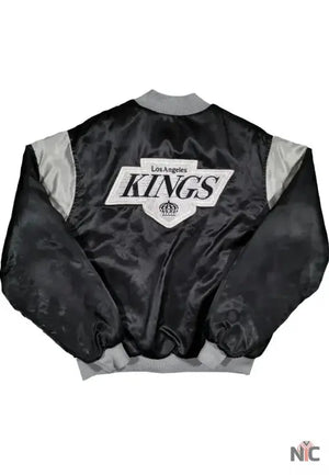 80’s Los Angles Kings Black Satin Jacket