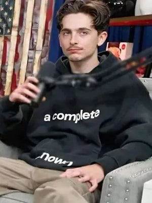 A Complete Unknown Timothée Chalamet Black Hoodie