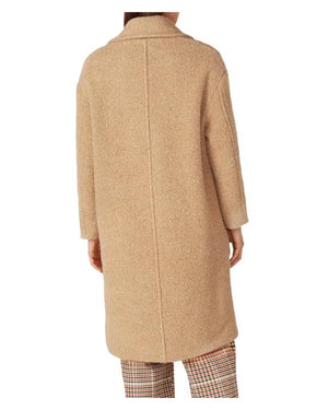 Access Hollywood 2025 Emily Orozco Bouclé Beige Coat