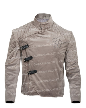 The Beekeeper 2024 Jason Statham Brown Quilted Jacket - view 4