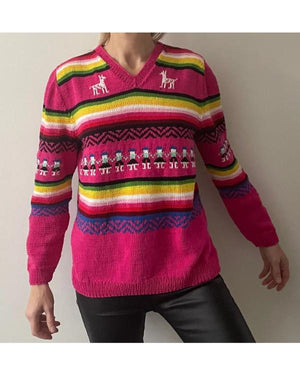 Princess Diana Pink Llama Sweater - view 2