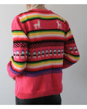 Princess Diana Pink Llama Sweater - view 3