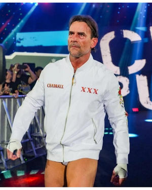 CM Punk Money In The Bank 2026 White Jacket