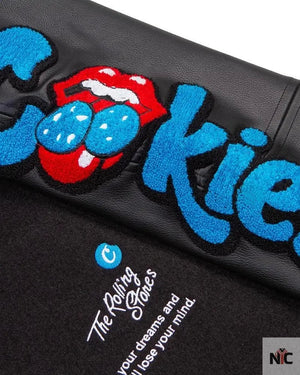 Cookies x The Rolling Stones Letterman Black Varsity Jacket