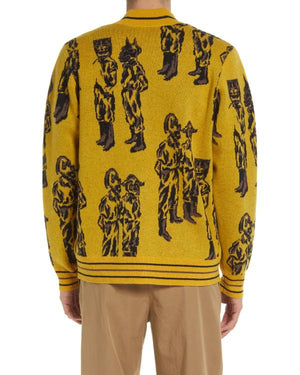 Reasonable Doubt S04 Tim Jo Masked Man Graphic Cardigan - view 4