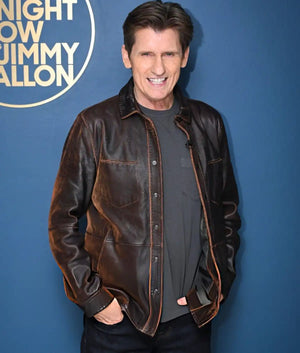 Denis Leary The Tonight Show Starring Jimmy Fallon S13 Leather Jacket