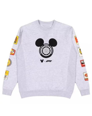 Disney x Formula 1 Pullover Grey Sweatshirt