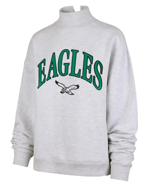 Eagles Mock Neck Sweatshirt