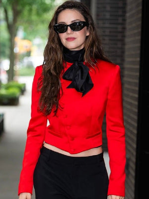 Ella Hunt NY Fashion Week 2026 Jacket