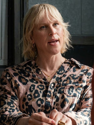 Elsbeth S4 Leopard Print Chest Pocket Shirt