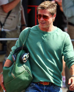 F1 Movie Brad Pitt Green Bag
