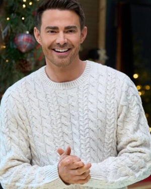Finding Mr Christmas S02 Jonathan Bennett Crew Neck Sweater