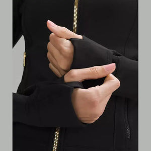 Gold Zipper Lululemon Jacket