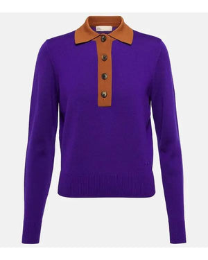 Good Morning America 2026 Sophie Flay Purple Polo Sweater - view 2