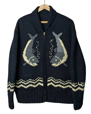 Gossip Girl Ed Westwick Sharks Zip Up Cardigan