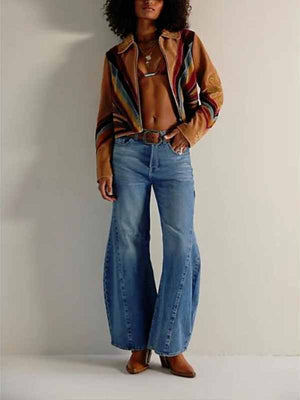 Days of Our Lives 2026 Ashley Puzemis Striped Suede Jacket - view 4