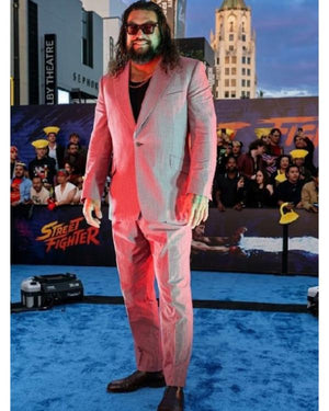 Street Fighter Premiere 2026 Jason Momoa Pink Suit - view 3