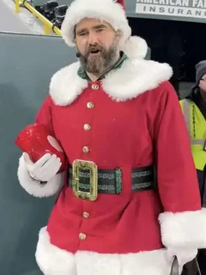Jason Kelce Santa Claus Coat