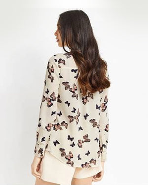Shakespeare & Hathaway Private Investigators Luella Shakespeare Butterfly Blouse - view 2
