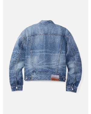 Jungkook Blue Denim Trucker Jacket - view 4