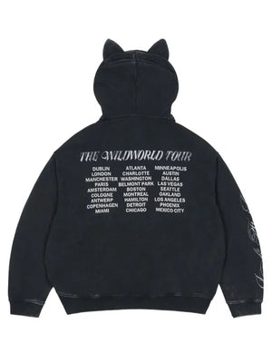 KATSEYE WILDWORLD TOUR Cat Ear Hoodie