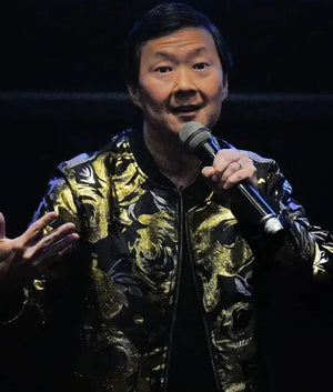 Ken Jeong KPop Demon Hunters Metallic Gold Jacket