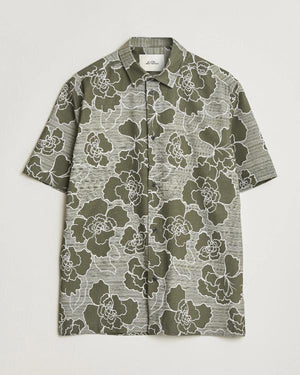 Reasonable Doubt S04 McKinley Freeman Floral Print Olive Shirt - view 2