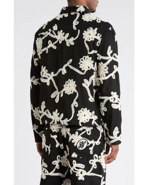 Reasonable Doubt S04 McKinley Freeman Floral Ribbon Work Jacket - view 4