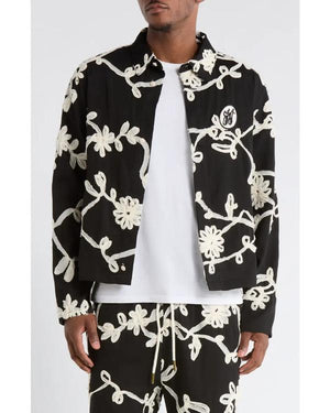 Reasonable Doubt S04 McKinley Freeman Floral Ribbon Work Jacket - view 2