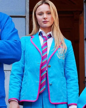 Mia Jenkins Love Me Love Me Blue Blazer