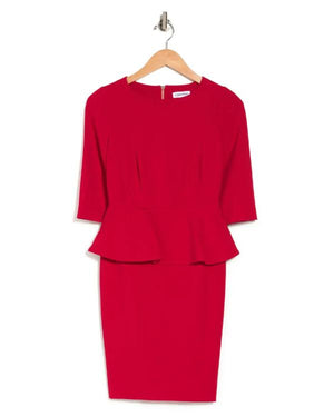 General Hospital 2026 Lynn Herring Red Peplum Dress - view 2