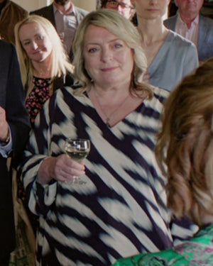 Marble Hall Murders S01 Katie Williams Animal Print Dress