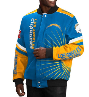 LA Chargers Full-Snap Varsity Jacket