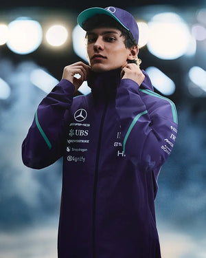 Mercedes AMG F1 Vanda Bloom Team Purple Rain Jacket