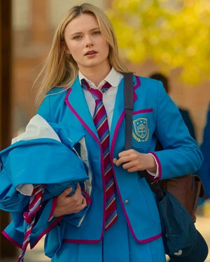 Mia Jenkins Love Me Love Me Blue Blazer