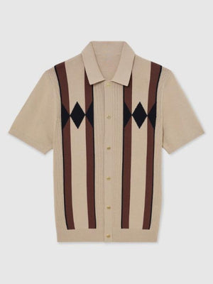 Michael Mealor The Young And The Restless Argyle Polo Shirt - view 2