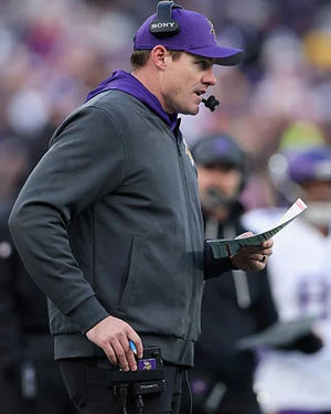 Kevin O’Connell Minnesota Vikings Black Bomber Jacket