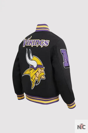Minnesota Vikings Pro Standard Mashup Varsity Jacket