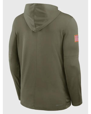 Oregon Ducks 2025 Military Appreciation Hooded T-Shirt