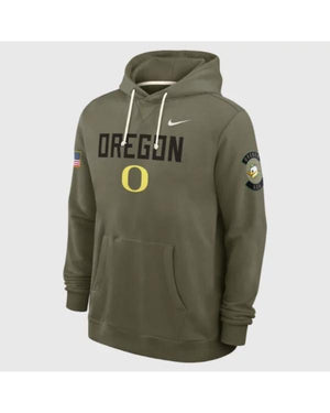 Oregon Ducks 2025 Military Appreciation Hoodie