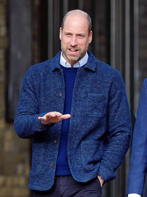 Prince William Blue Wool Jacket