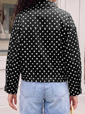 RHOC S20 Tamra Judge Black Polka Dot Jacket