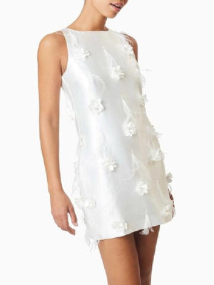 Real Housewives Ultimate Girls Trip 2026 White Floral Mini Dress - view 2
