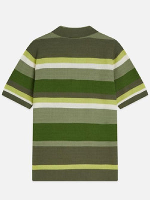 Reasonable Doubt S4 Tim Jo Stripe Textured Polo Shirt - view 2