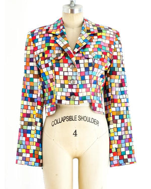 Living Single S03 Kim Fields Multicolor Cropped Jacket - view 2